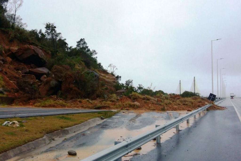 deslizamento de terra