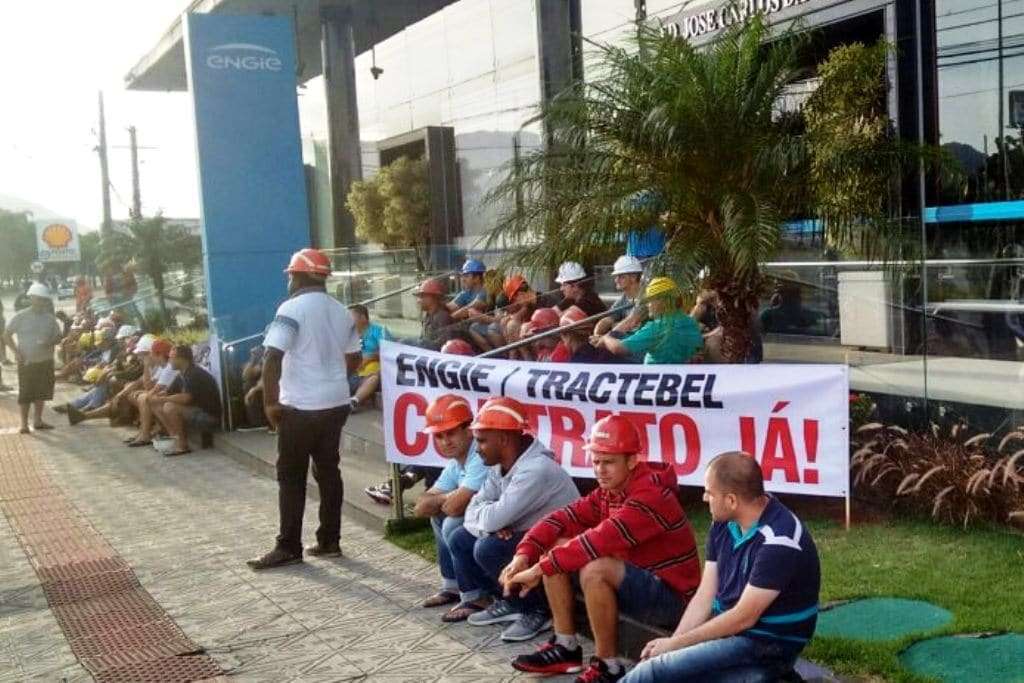 Cooperminas protesto