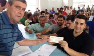 Entrega do pagmento criciuma contruções