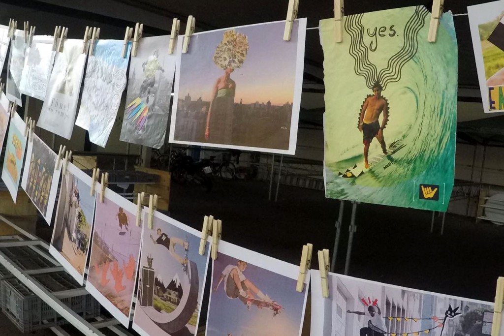 Trabalhos da artista Marina Elias Guide foto Francisda Daltoé