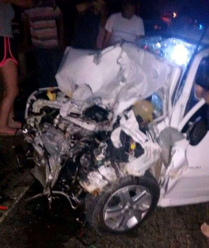 Colisão frontal entre dois automóveis resulta em mortos e feridos na Sanga do Café 8 08 04 1