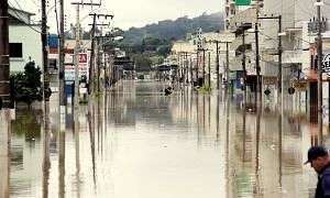 enchente em rio do sul