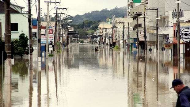 enchente em rio do sul