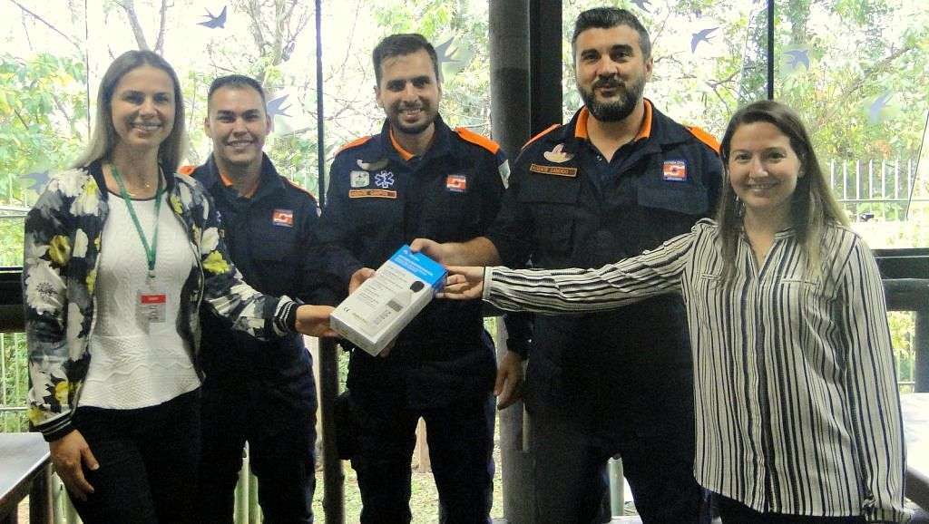 Famcri repassa decibelímetro à Defesa Civil de Criciúma Foto de Divulgação Famcri