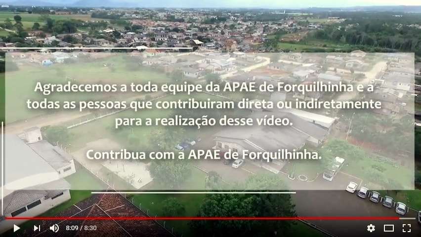 Vídeo Apae