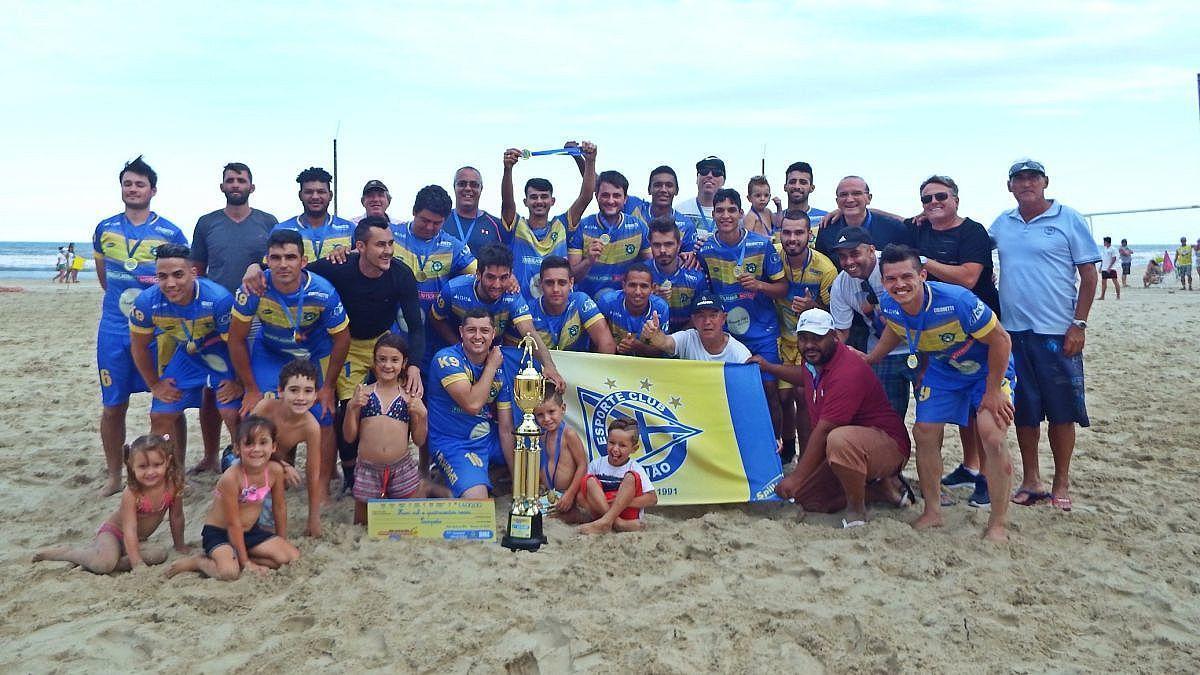 Forquilhinha entre os vencedores do Campeonato de Futebol de Areia Verão 2018 7 Equipecampeãdacategorialivre
