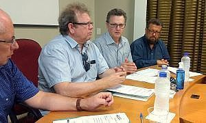 Acélio Casagrande na reunião com os prefeitos da Amrec