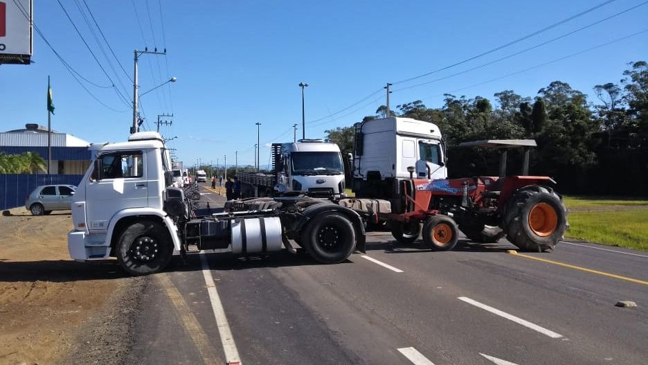 Protesto caminhoneiros 1