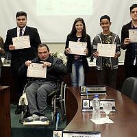 Eleitos no Parlamento Jovem tomam posse em Forquilhinha 8 E medio
