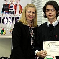 Eleitos no Parlamento Jovem tomam posse em Forquilhinha 10 jovem 1