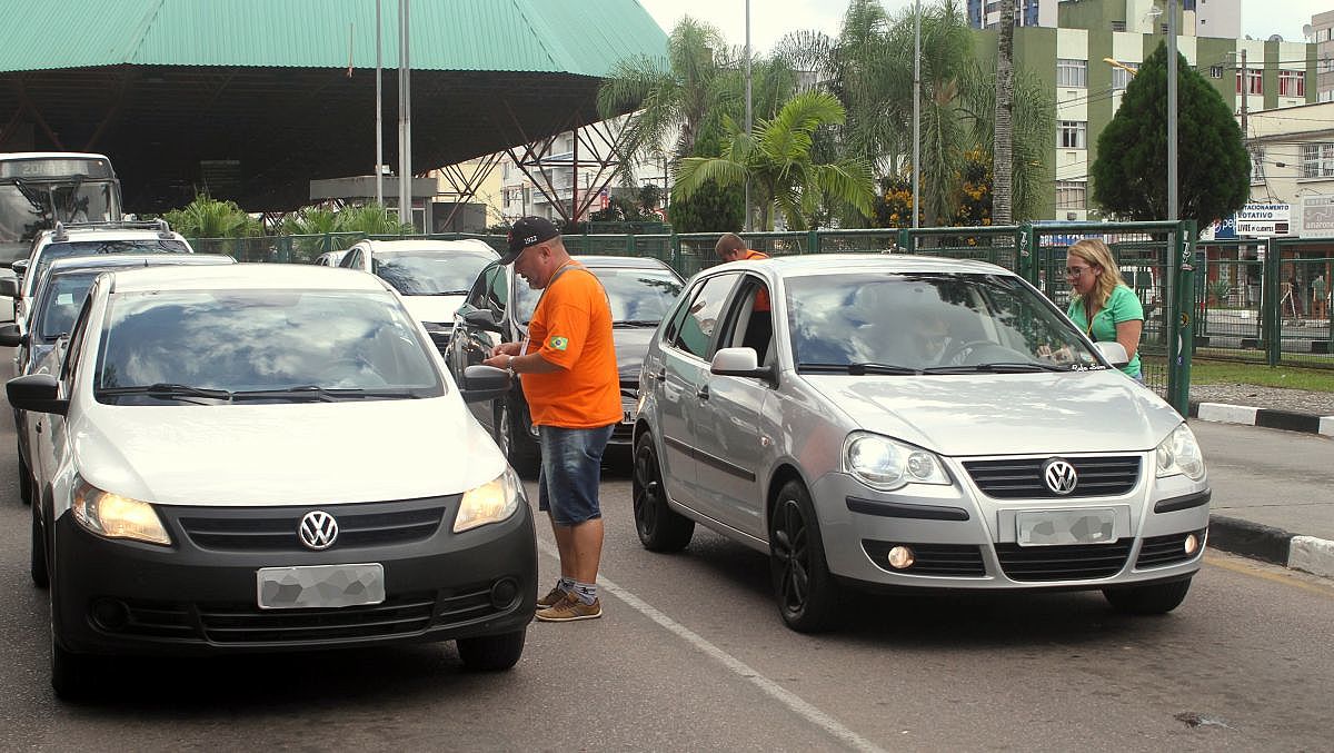 Pedágio da Amovi em Criciúma Suelen Bongiolo 1