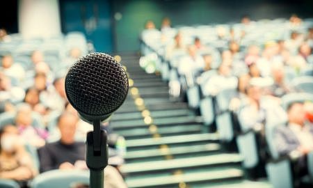 oratória falar público microfone