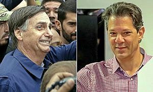 Bolsonaro e Haddad