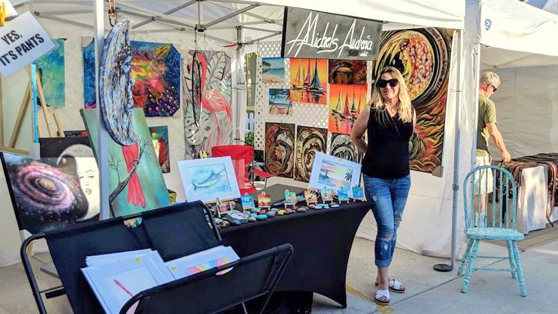 Artista de Forquilhinha expõe pinturas nos Estados Unidos 7 Andreia 2