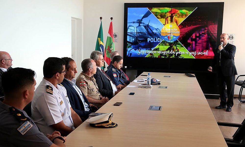 secretario da ssp coronel araujo gomes falou sobre os resultados da operacao veraneio 2018 2019 em coletiva a imprensa na manha de segunda feira 11 de marco 20190311 1376192338