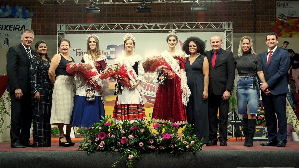 Forquilhinha já tem rainha e princesas para a Heimatfest 2019 7 Aniversario 30 anos Forq 2