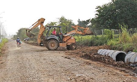 Início das obras na Avenida Afonso Forgiarini 19 1