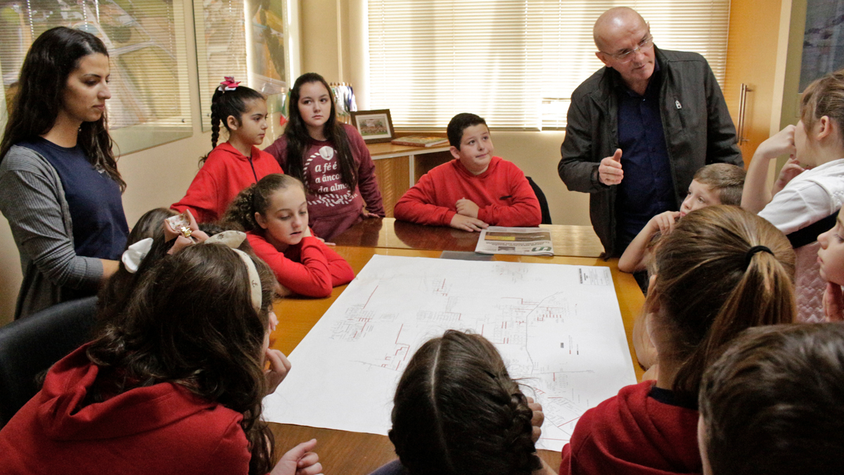 Visita alunos do Colégio Sagrada Família 8 1