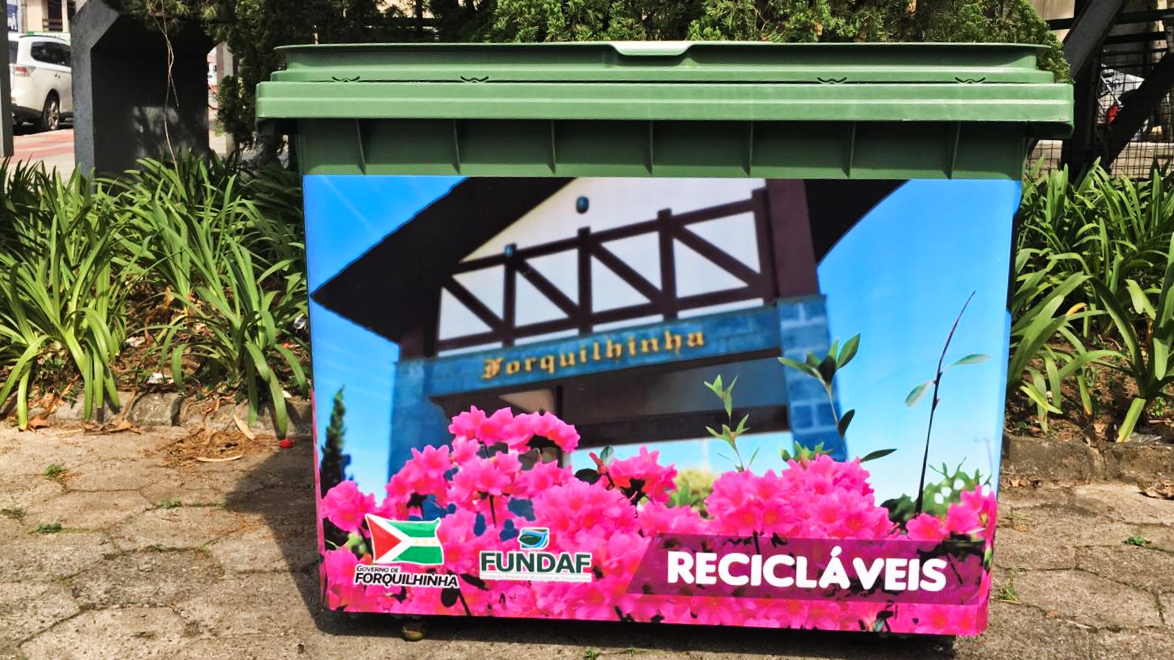 Contentores de lixo para reciclagem 3 1