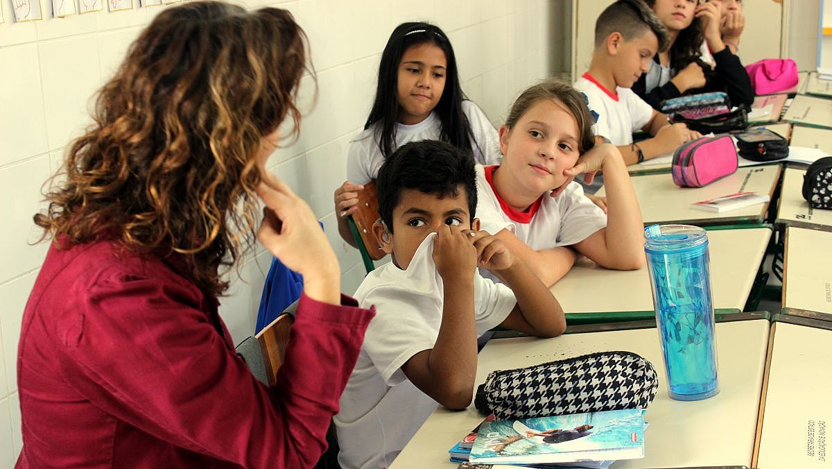 Estágio na rede municipal Foto Arquivo Decom