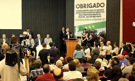 Governador anuncia investimentos para Rod. Jacob Westrup em Forquilhinha 72