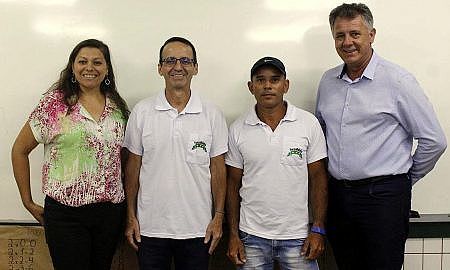 Fabiane Amarildo Joelson e Dimas Medalha de bronze da OBMEP Forquilhinha 2