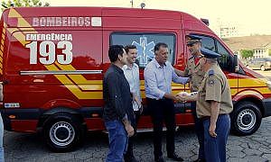 Nova ambulância e título Amigo dos Bombeiros de Forquilhinha 34
