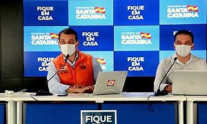 florianopolis sc 20 04 2020 coletiva de imprensa coronavirus foto julio cavalheiro secom 20200420 1638437840