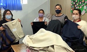 Clube de Mães recebe materiais para a confecção de agasalhos em Forquilhinha 1