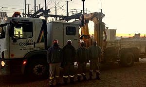 Equipe da Coopera auxilia CERSUl em Turvo 1