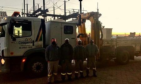 Equipe da Coopera auxilia CERSUl em Turvo 1