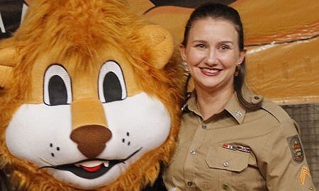 Regiane na formatura do Proerd em Forquilhinha 01