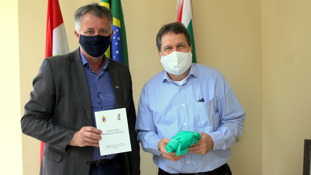 Padre Ângelo na Prefeitura de Forquilhinha 2