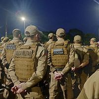 Divisa II: policiais militares de Forquilhinha mobilizados na operação 8 Oper 11