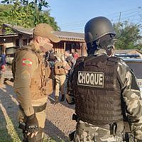 Divisa II: policiais militares de Forquilhinha mobilizados na operação 10 Oper 9