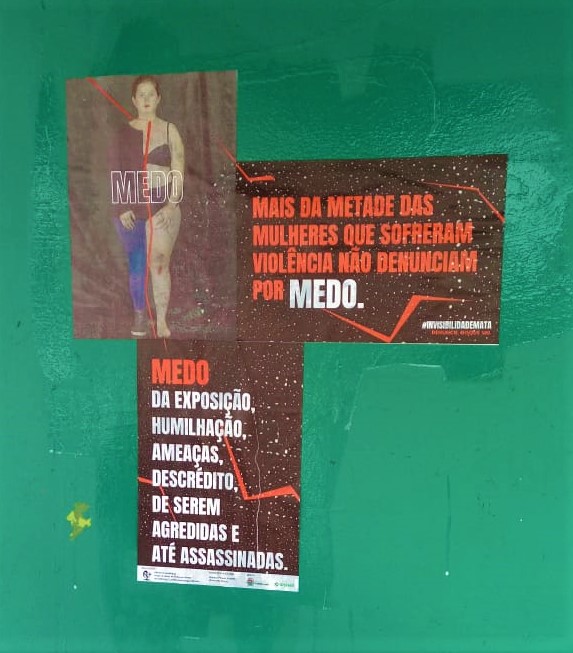 Nos espaços públicos, o alerta contra a violência doméstica em Forquilhinha 10 vio 5