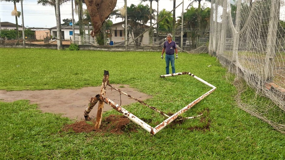 Revitalizacao dos centros esportivos antes