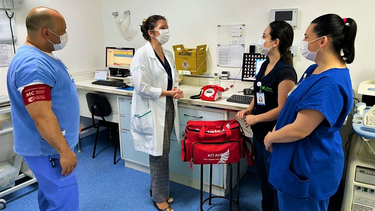 Foto 1 atendimento AVC