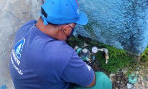 Abastecimento de agua e monitorado na Cidade Alta 3
