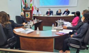 Vice prefeito na sessao da Camara de Forquilhinha 1