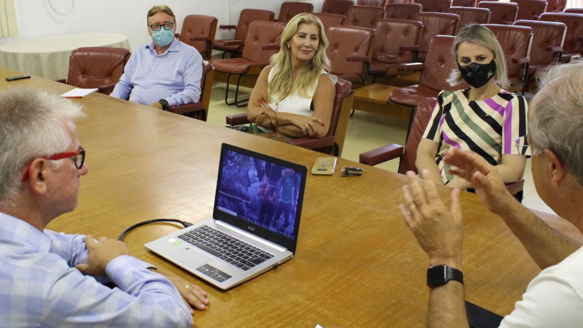 Visita reitora Cid Conhecimento Satc 2