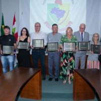 Homenageados da Sessao Solene Forquilhinha 1