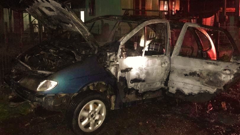 Incêndio automóvel