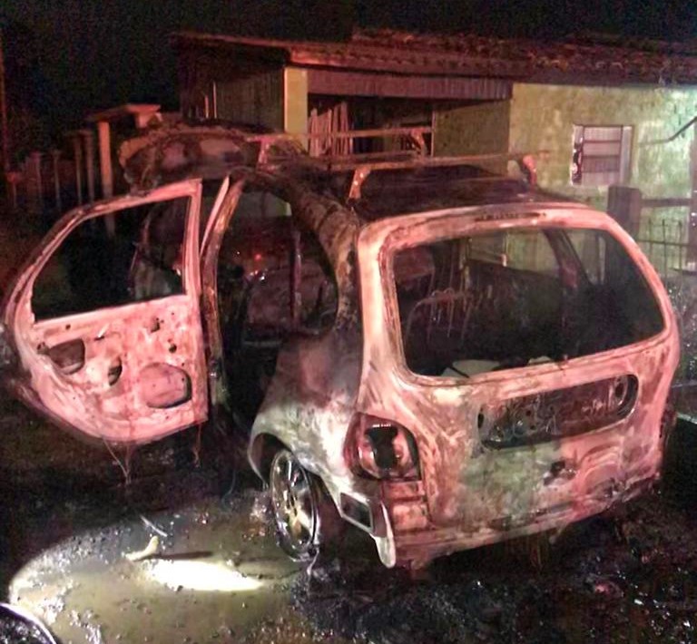 Incêndio automóvel