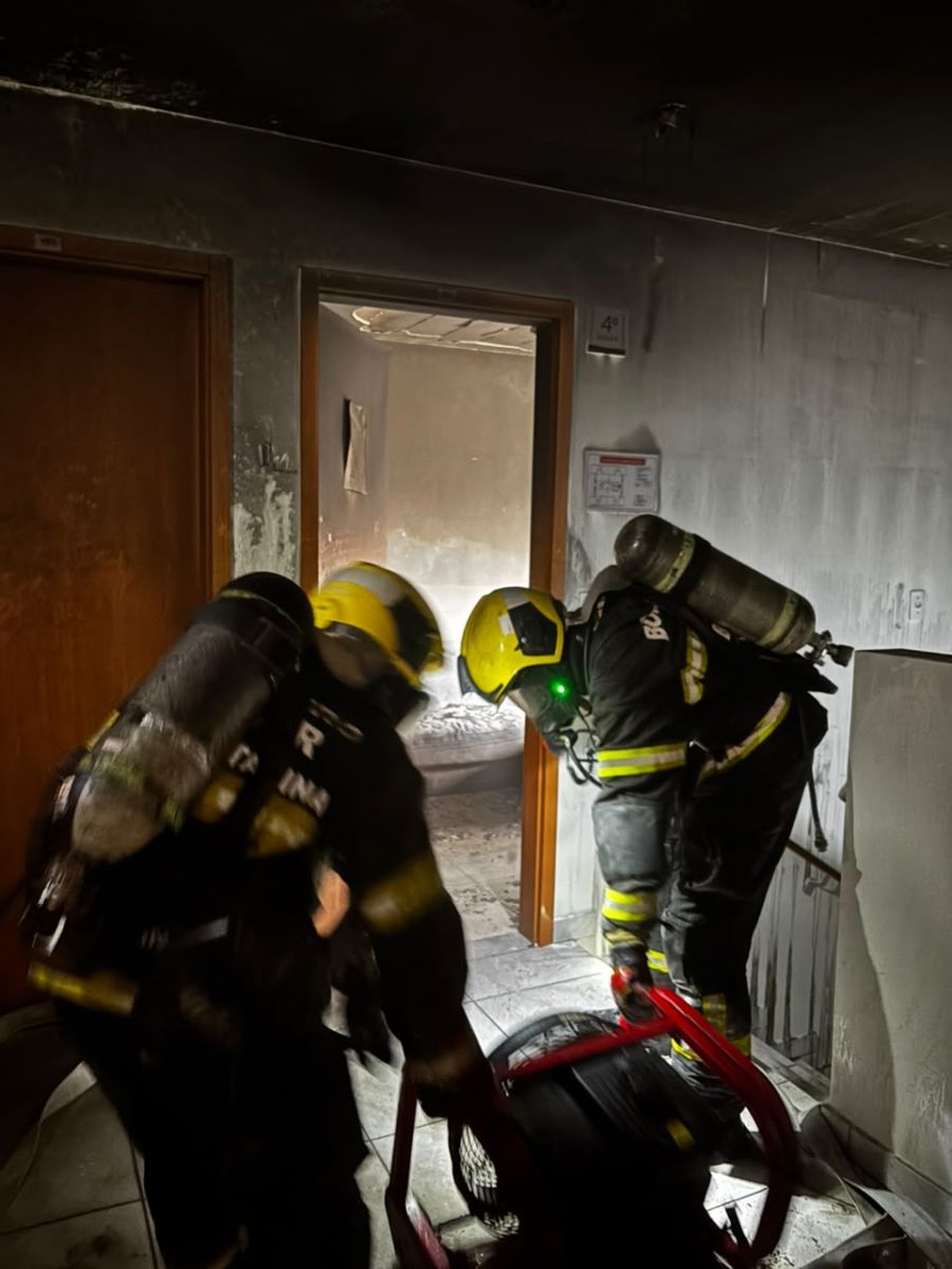 Incêndio em apartamento mobiliza bombeiros de Forquilhinha e Criciúma no bairro São Defende 6 WhatsApp Image 2026 07 29 at 19.02.02