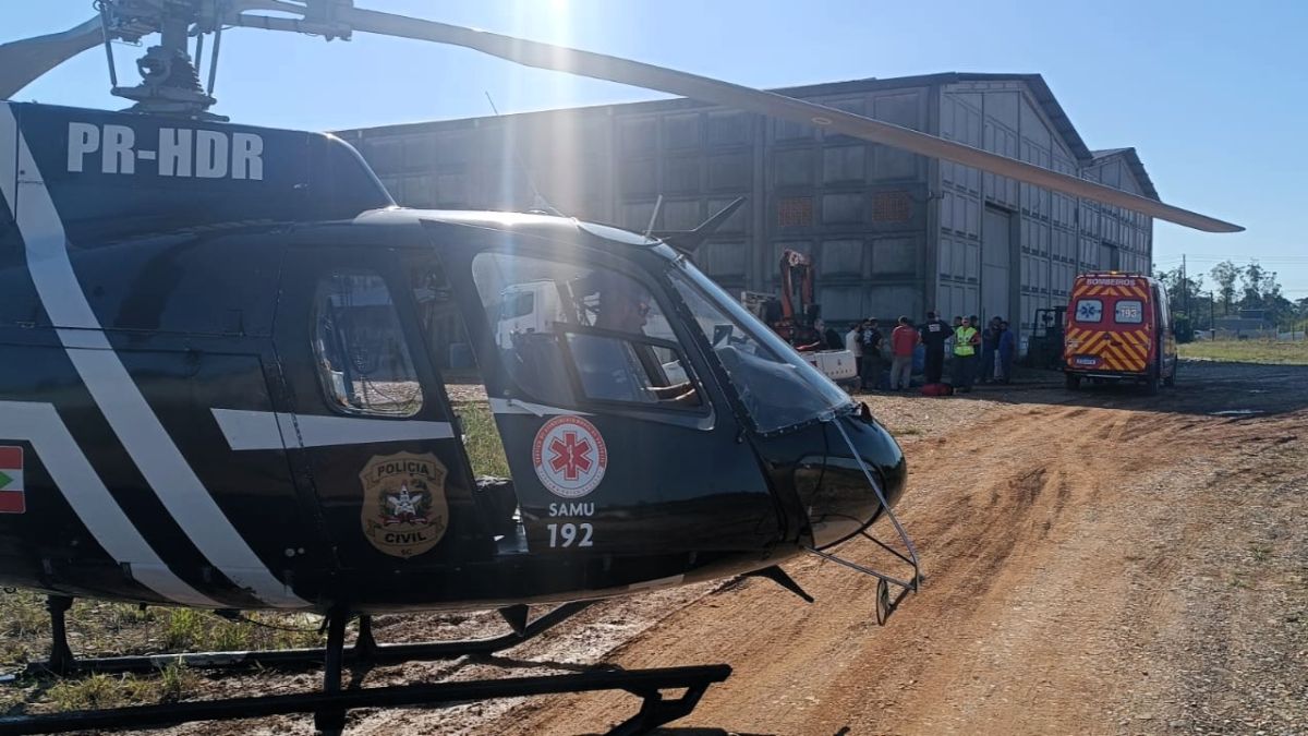 Idoso morre após ser atropelado por caminhão em empresa às margens da Rodovia Jorge Lacerda 6 Idoso